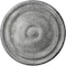 Ekena Millwork Reece Ceiling Medallion (Fits Canopies up to 2 3/8"), 12"OD x 1 3/4"P, Ultra Pure White Crackle CM12REUWC - alternate 1